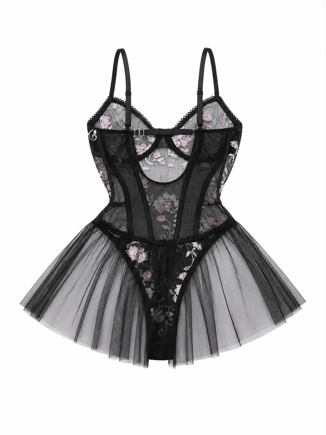 Midnight Blossom Bodysuit