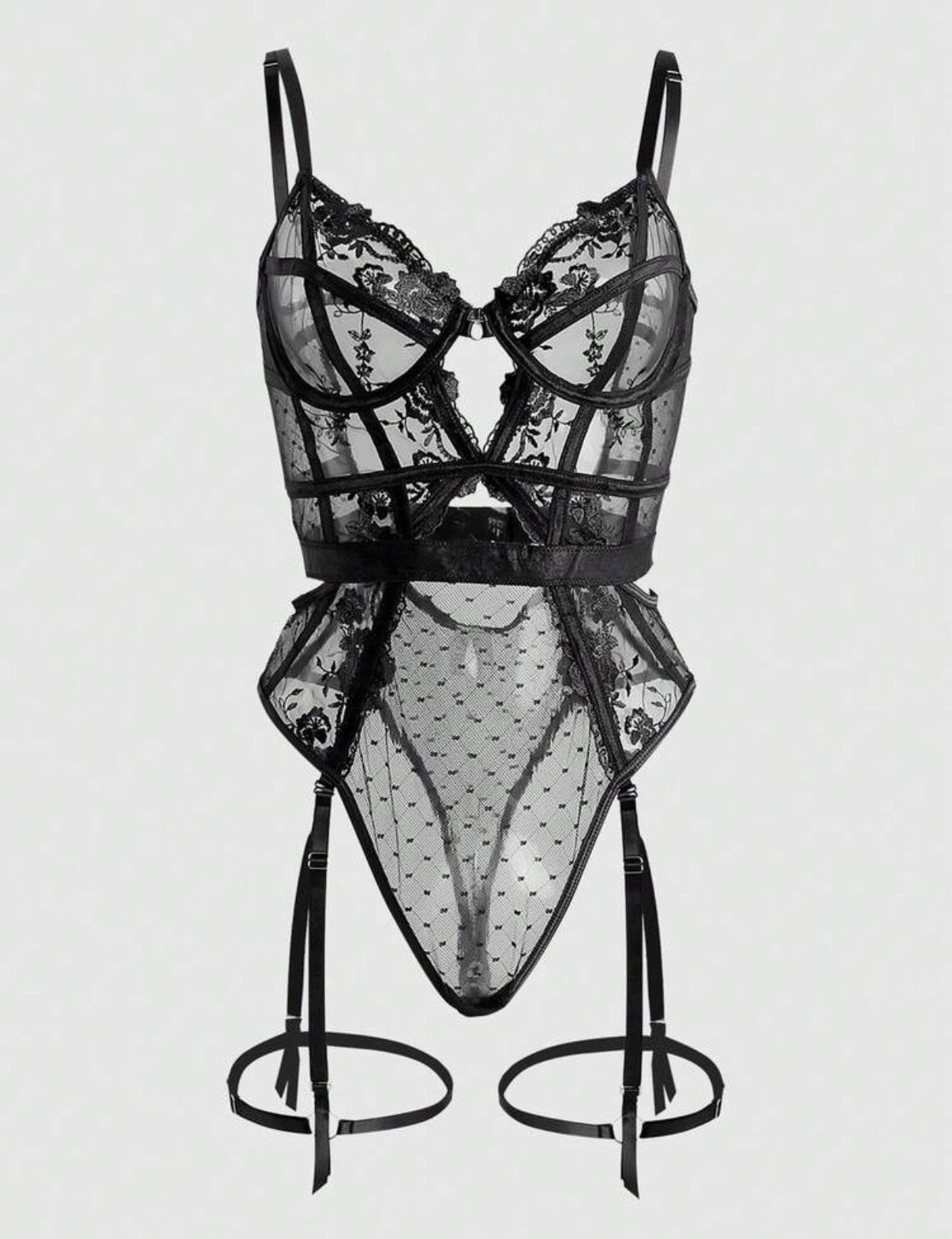 Black Lace Bodysuit