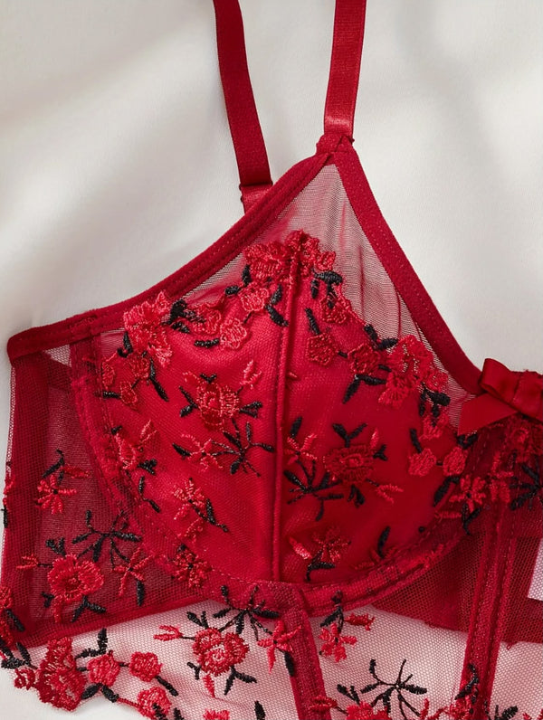 Cherry Seduction Corset Set