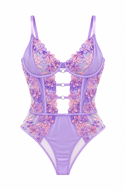 Lavender Bloom Bodysuit