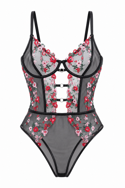 Cherry Noir Bodysuit