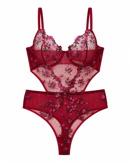 Burgundy Crush Bodysuit